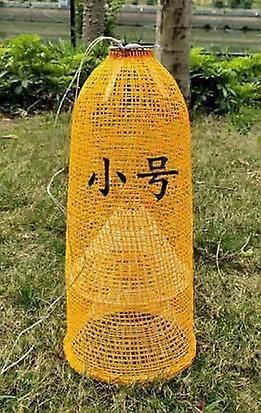 Minnow Trap: Foldable Fishing Trap For Shrimp Crabs Minnow And Crawfish - Plastic Net Cage With Mesh Design For Efficient Catching