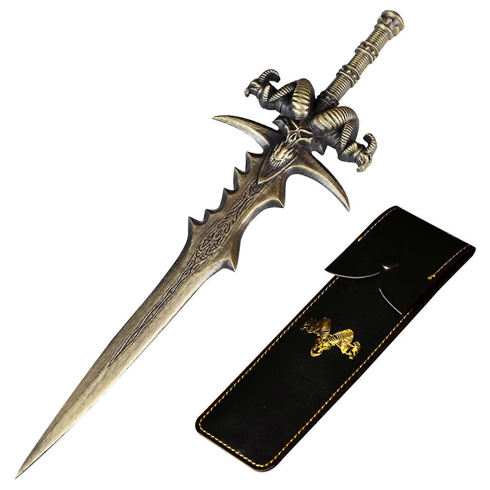 Skeleton Sheep Head Letter Opener - Elegant Stainless Steel Sword Design, Decorative and Fun for Collecting and Letter Opening