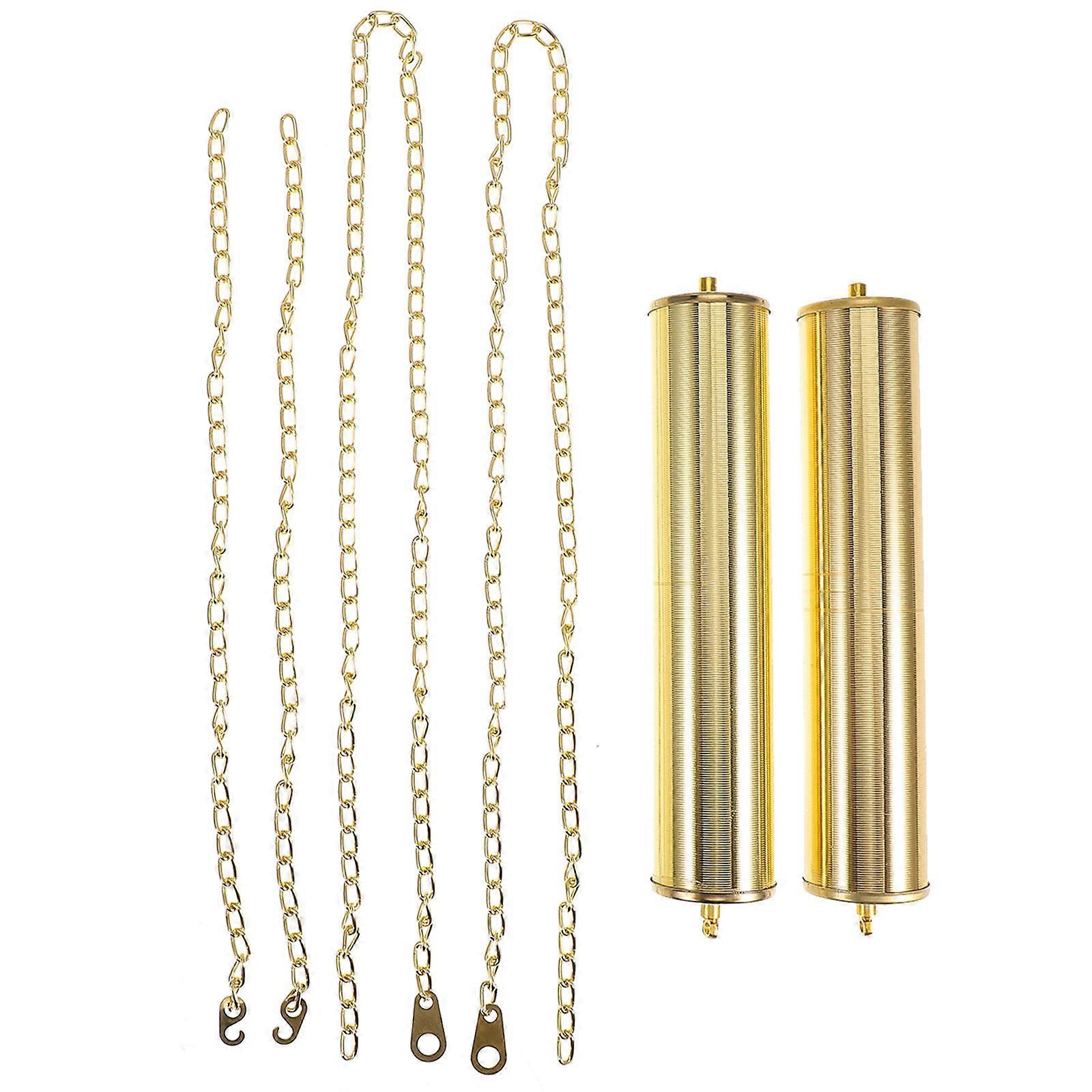 Pendulum For Clock Replacement Luxurious Style Iron Chain Weight Clock Decorative Use 30.00X1.00X0.20CM 1 Set
