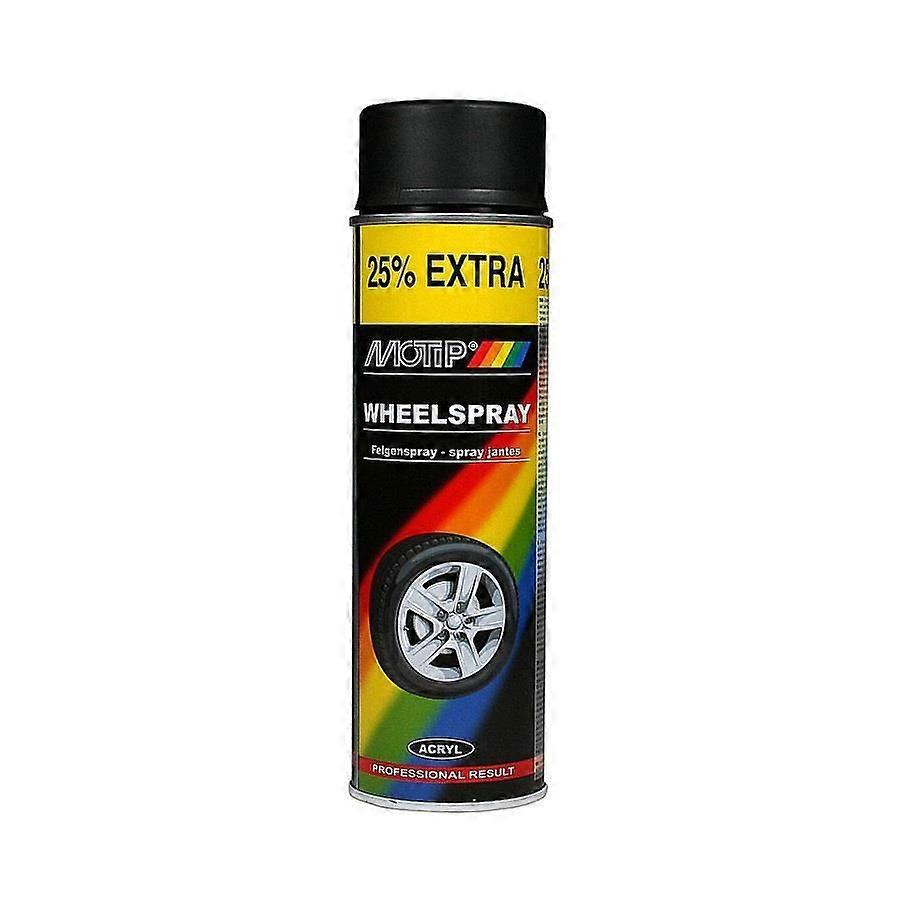 Wheel Spray Matt Black 500ml - High Quality