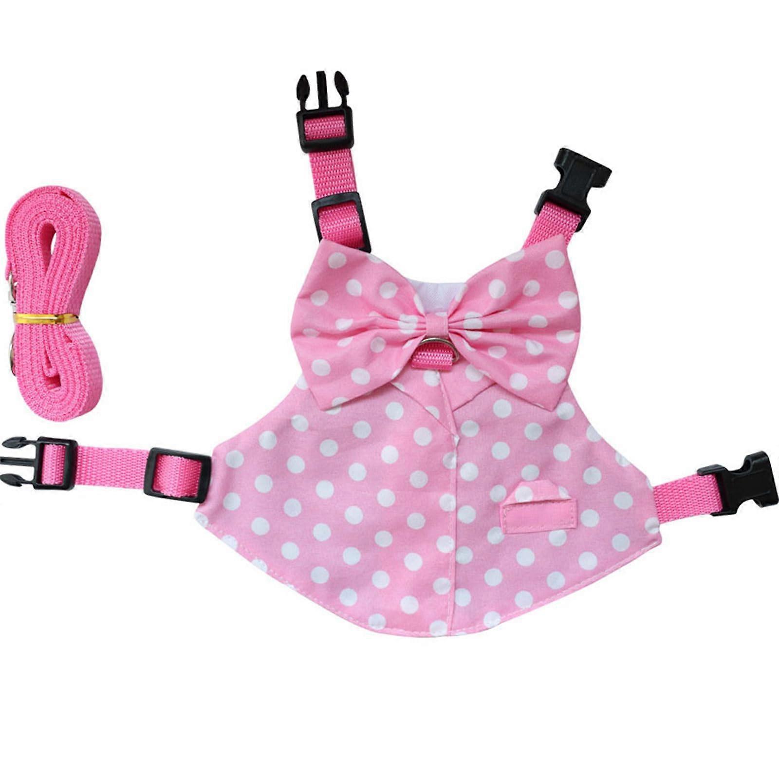 Adjustable rabbit harness, elastic leash for rabbits, vest, easy control, rabbit harness, leash, rabbit suit Ref: 6747