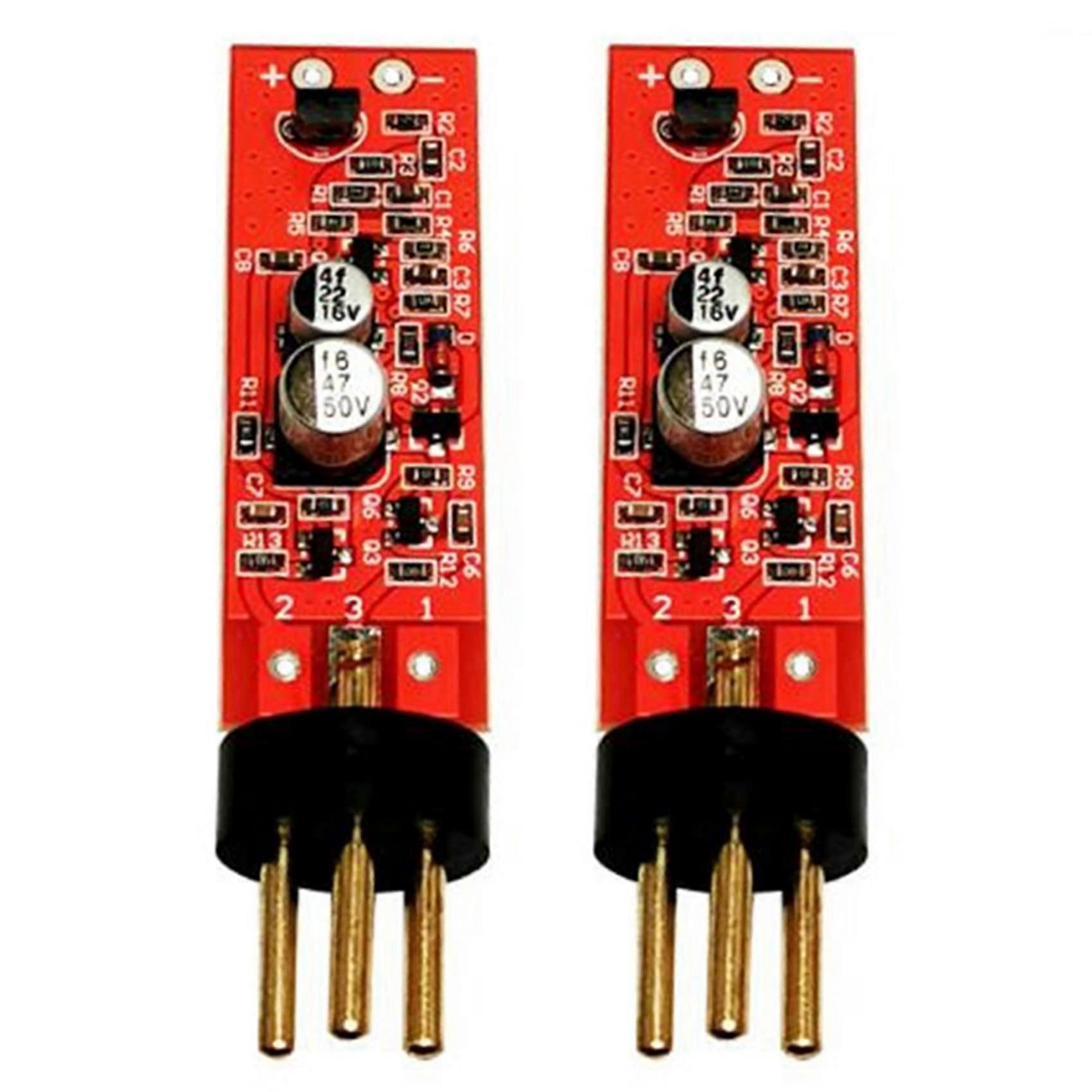 2 x Membrane Bottle Condenser Microphone Recording Microphone DIY Production Modified Board with Plug