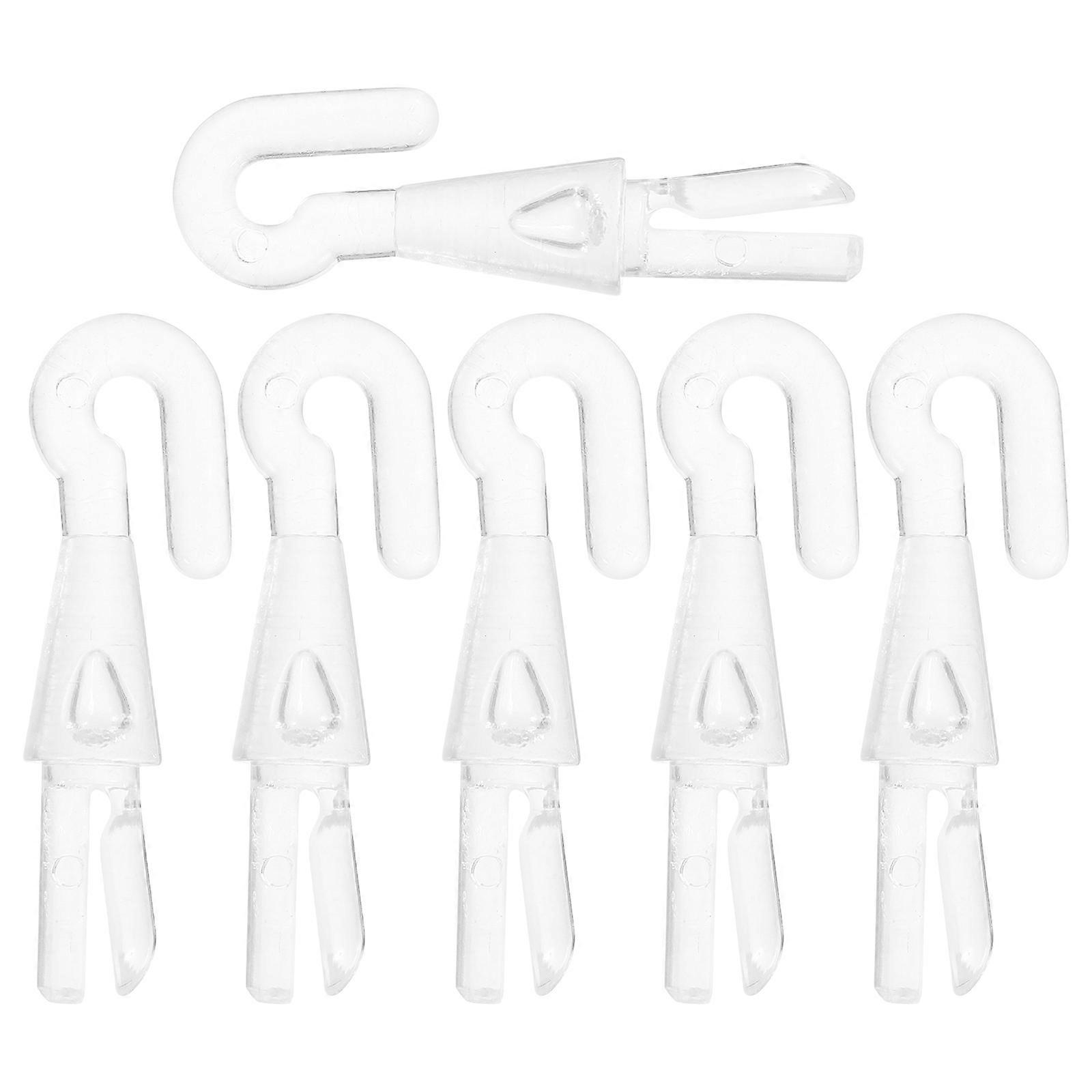 Window Blinds Hooks Plastic Material for Homeowners 6Pcs