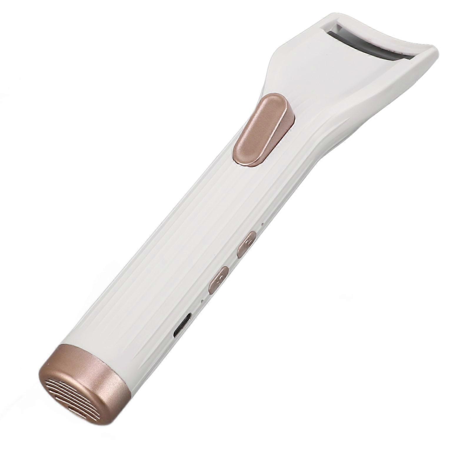Heated Eyelash Curler Fast Heating Easy Control 2 Temperature Setting USB Charging Heated Lash Curler for Home Salon