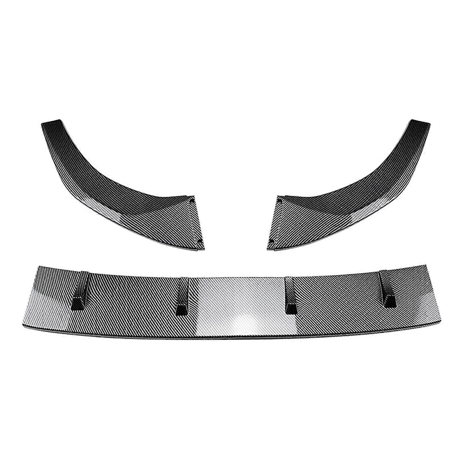 Carbon Fiber Look Front Bumper Spoiler Lip Splitter Fits Au.di A3 8y S3 2021-up