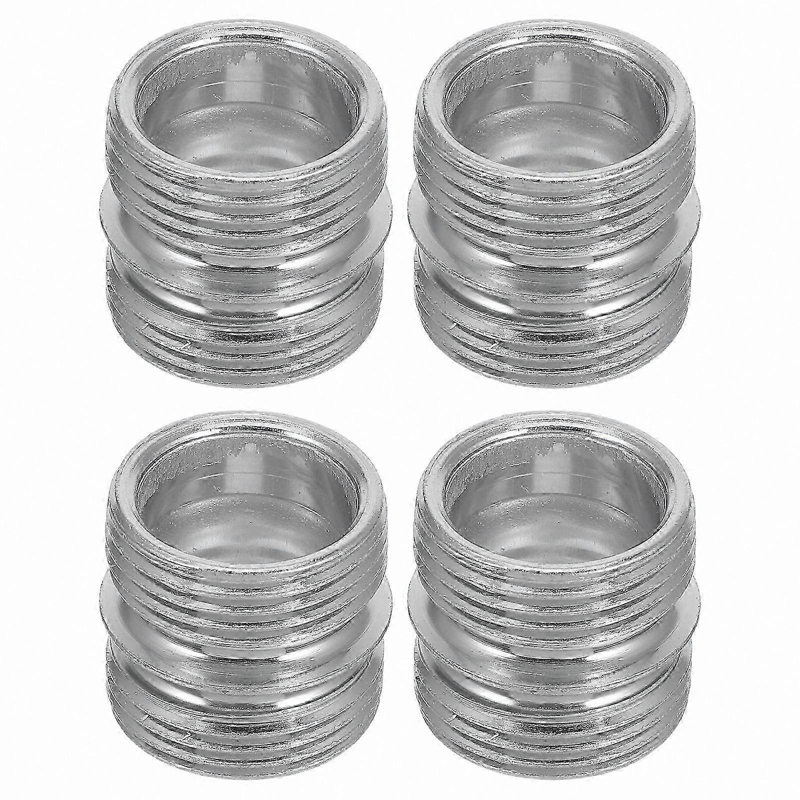 4-Pack Metal Shelf Brackets Double-Sided Support Nuts for Wire Racks Replacement Hardware Accessories for Storage Shelving Units