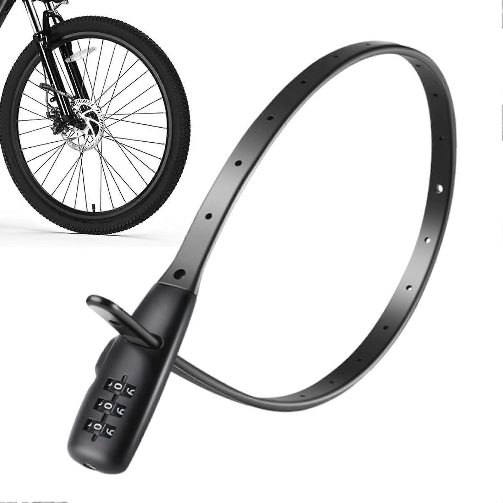 Cable Lock  Bike Lock for Helmet with Number Combination  AntiTheft Accessory for Stroller Scooter Door Skateboard Regular Long Style