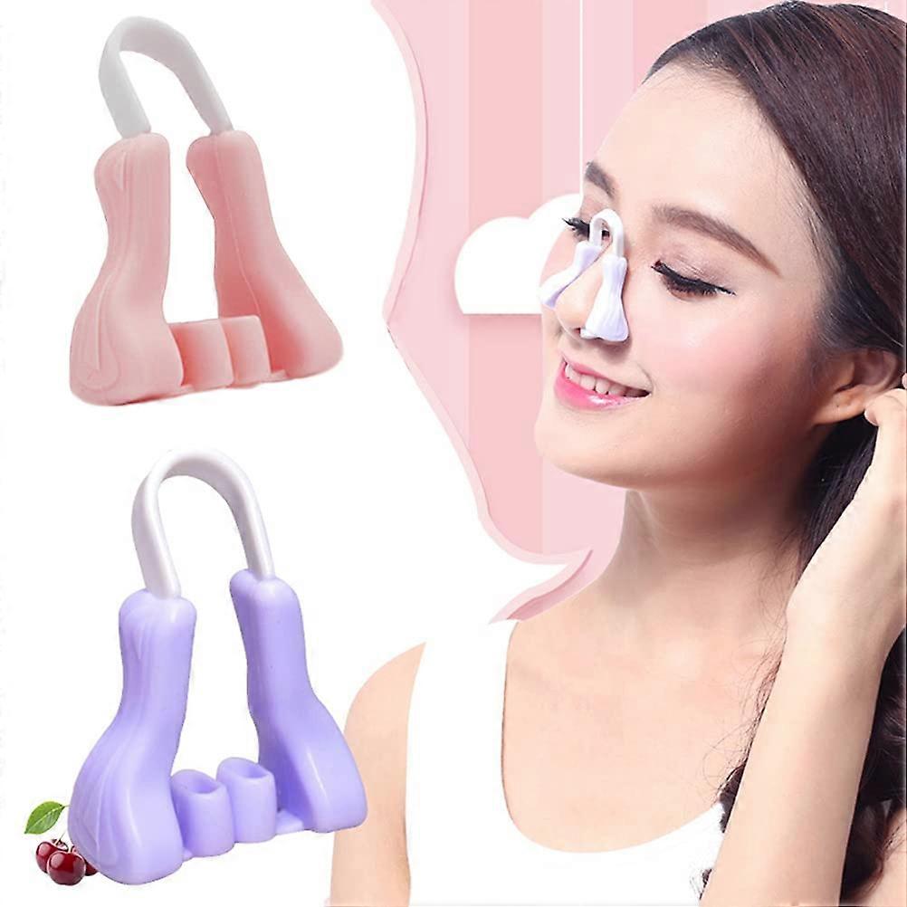Nasen-Up-Lifting-Clip Skin-Friendly Silicone-Plastic, Soft, Comfortable Nose-Forming Clip For Office Use, One Size, Violet