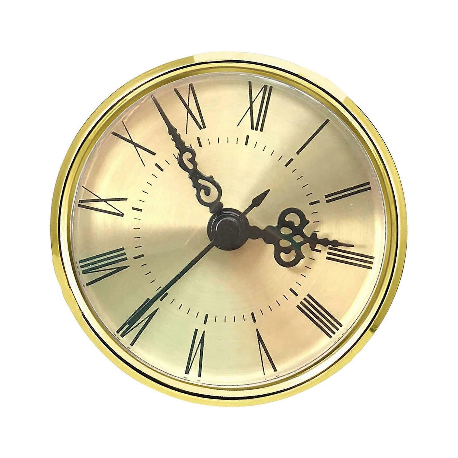 70mm Embeddeds Quartzs Clock Movement Golden Finish Easy Installation For Decorative Wall Clocks And Home Decoration Multicolor