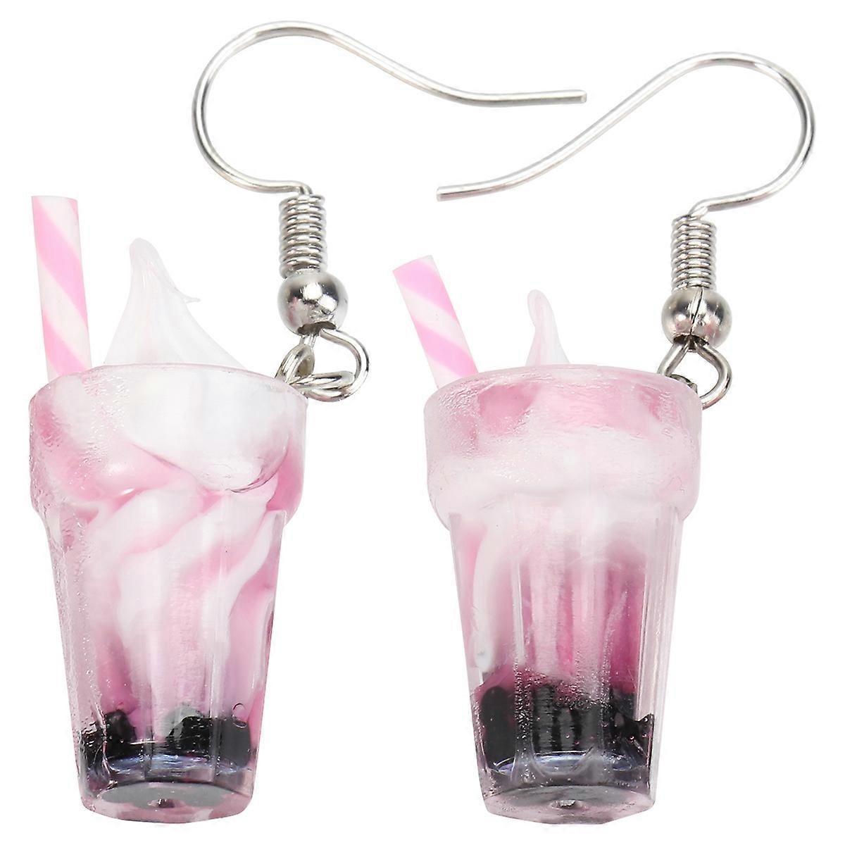 Here's a polished and engaging product description for your **"1 Pair Cream Dangle Earrings"**:
**1 Pair Cream Dangle Earrings for Women – Fun,