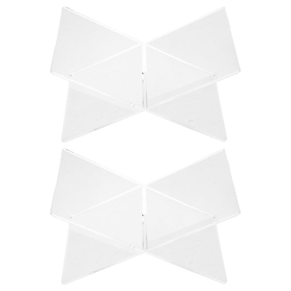 2pcs Desktop Book Holder Decorative Stand for Student Reading Rack School Use