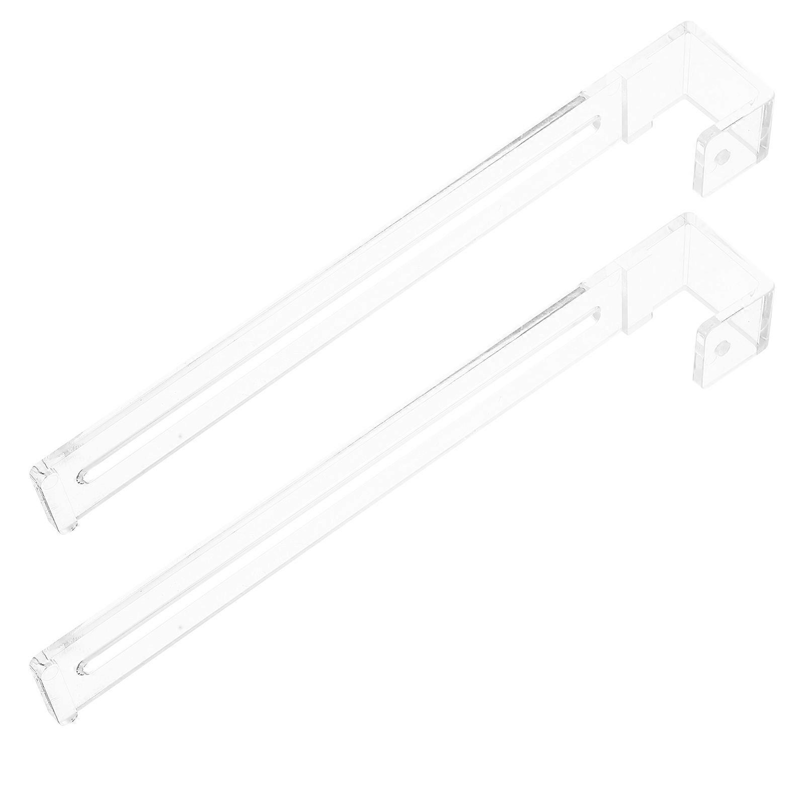 Aquarium Accessories Spacesaving Design Transparent 19.90X3.30X2.40CM For Hatching Boxes And Basking Spots Adjustable 2Pcs