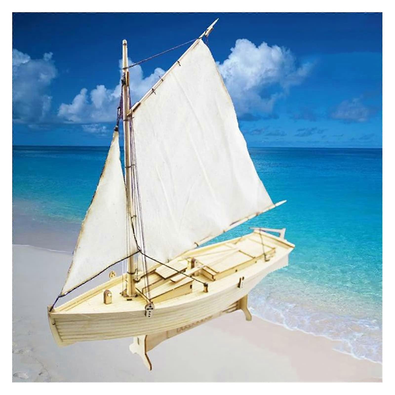 Sailboat model in 1:70 scale for DIY from assembly models.