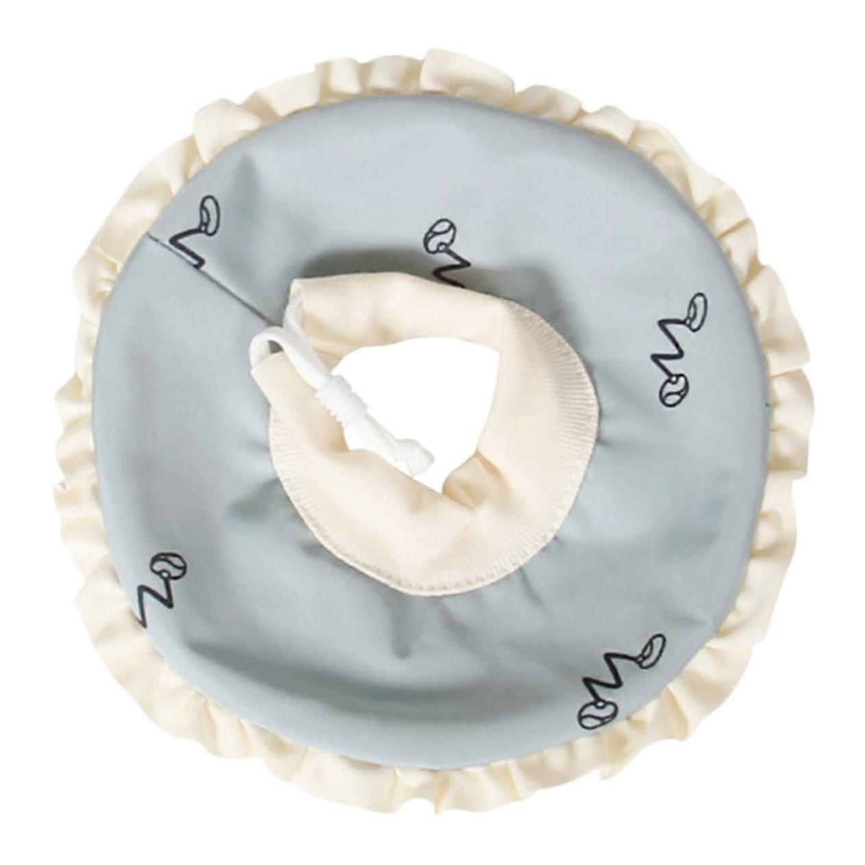 Pet Cone Collar for Cats and Small Dogs, Anti-Bite Scratch-Resistant Recovery Scarf, Blue