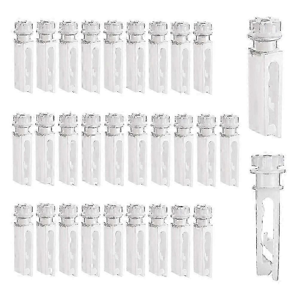 30Pcs Vertical Blind Stem Replacement White Stems for Vertical Window Blind Vertical Blind Carrier hwy