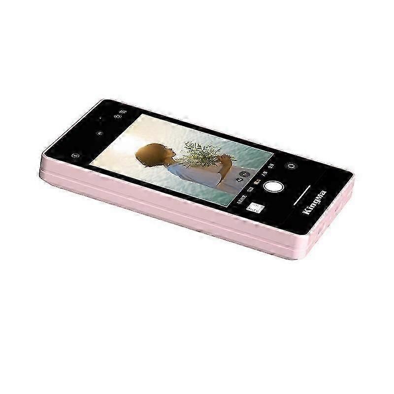 KingMa PH02 MAX Mobile Phone MagSafe Display Screen Selfie Live Streaming Phone Rear CameraPinkSZRH A-S