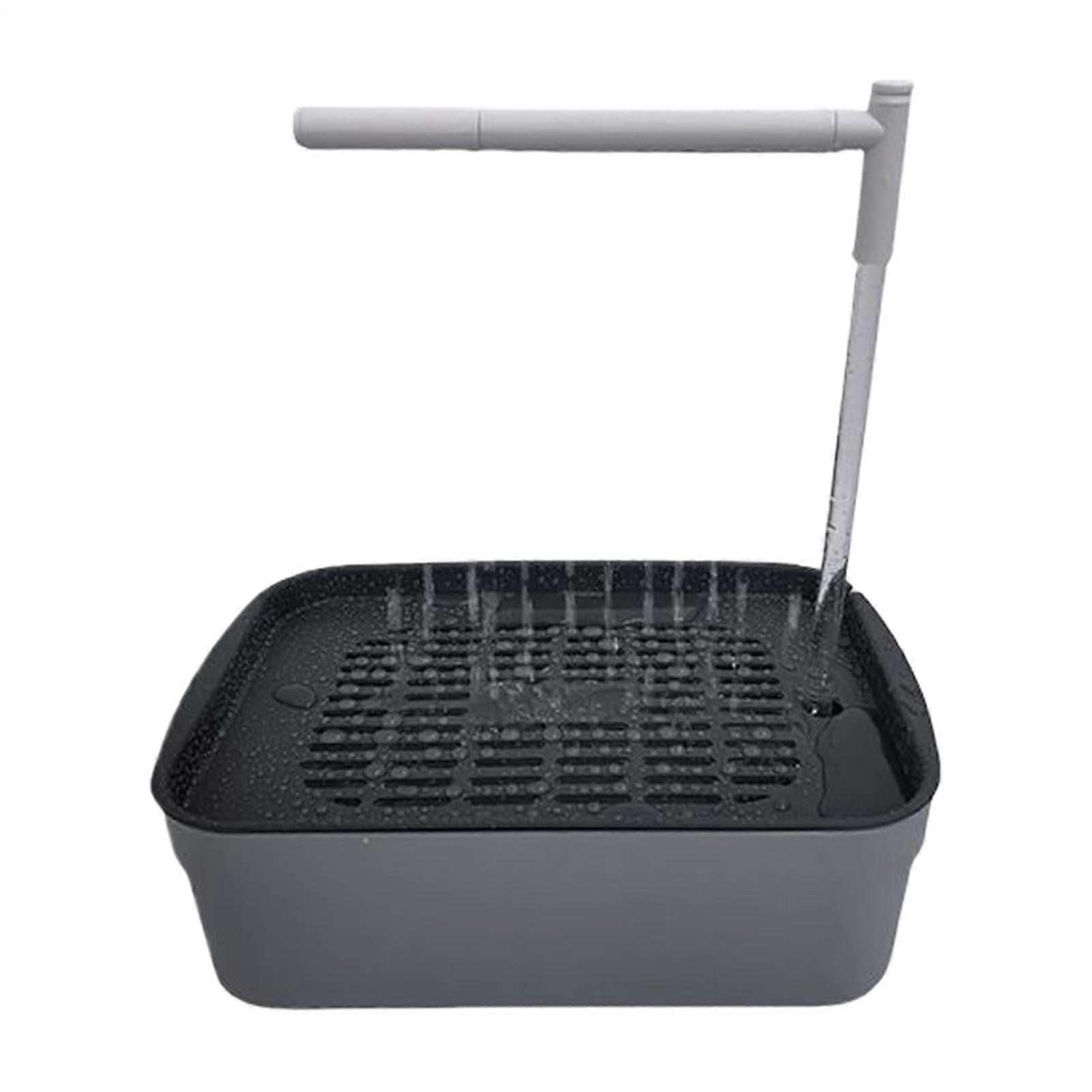 Parrot bathtub – automatic bird waterer  budgie bath  quiet container with circulating faucet, refillable bathing accessory for pets