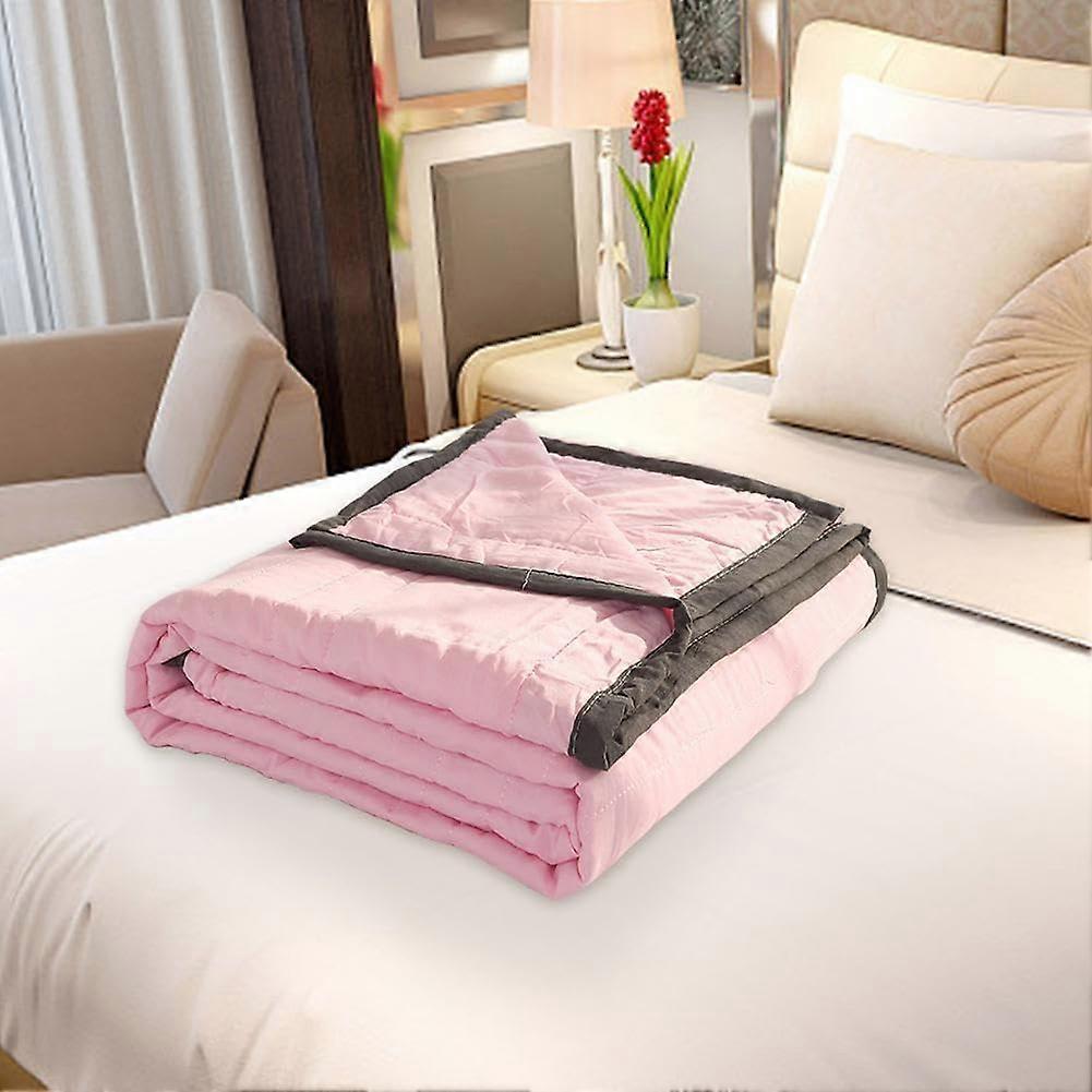 Cooling Blanket Summer Ice Blanket for All Seasons Lightweight Cooler Quilt Double Q Blanket Summer Cooler Effect Side Cold Rose SML