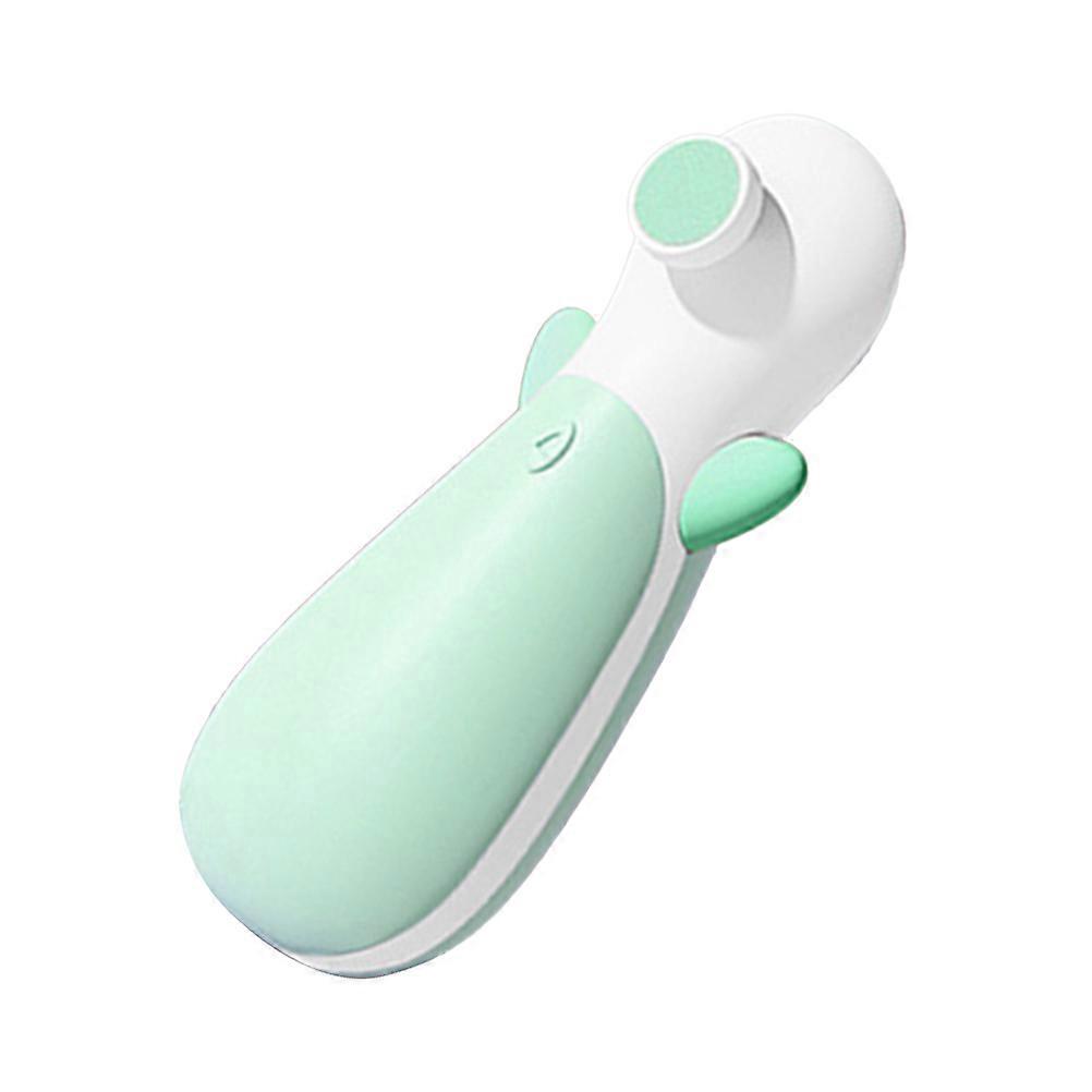 Baby Nail Polisher with Replacement Heads for Kids Use Safe and Compact Design Green ABS TPE 1 Set