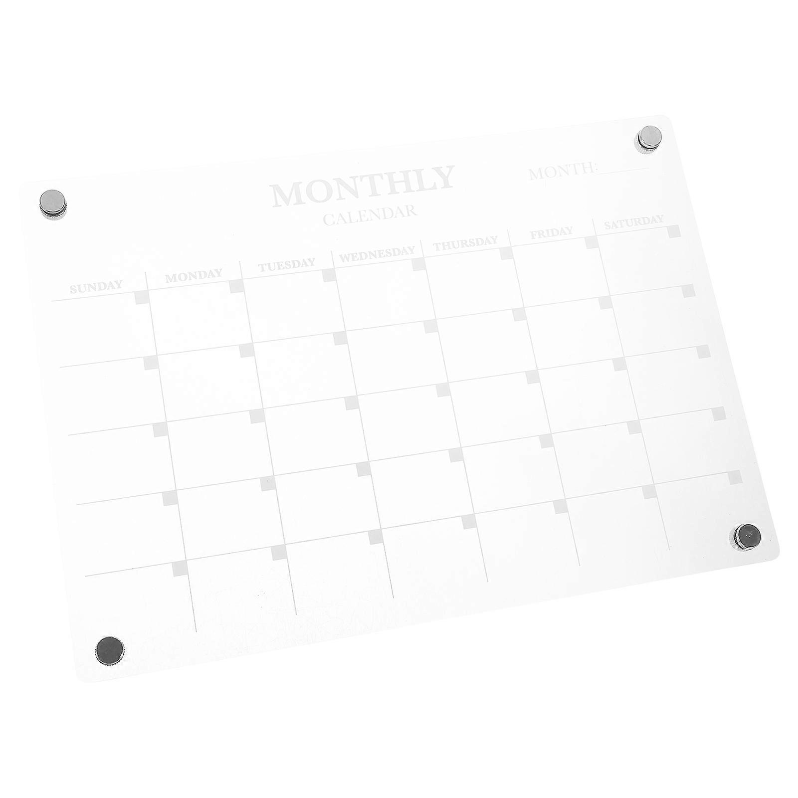 Planning Boards For Wall Erasable Board Office Use Reusable Rectangular 1Pack
