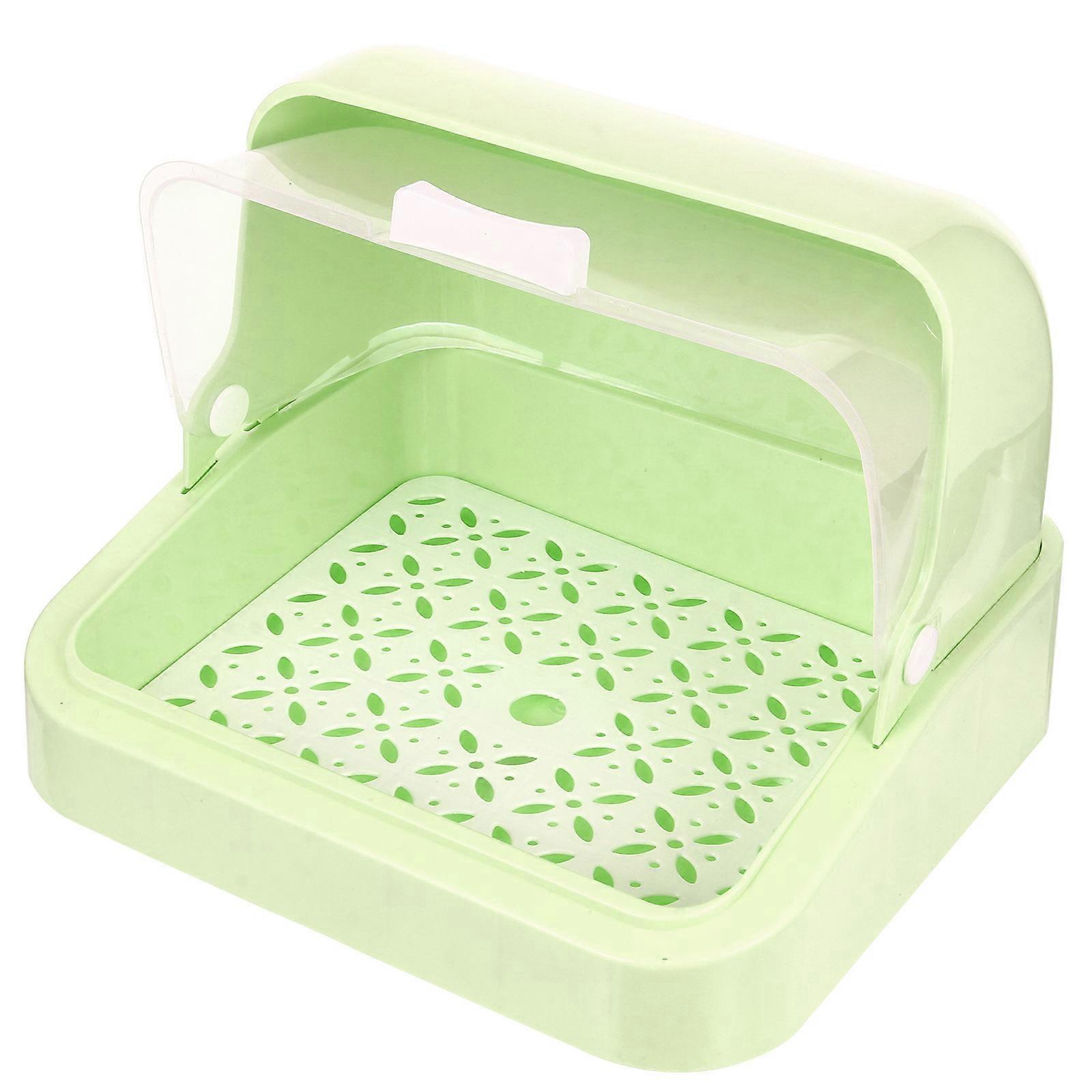 Feeding Bottle Case Baby Bottle Storage Box Home Use Blue 30x25x21.5cm Draining 1Set