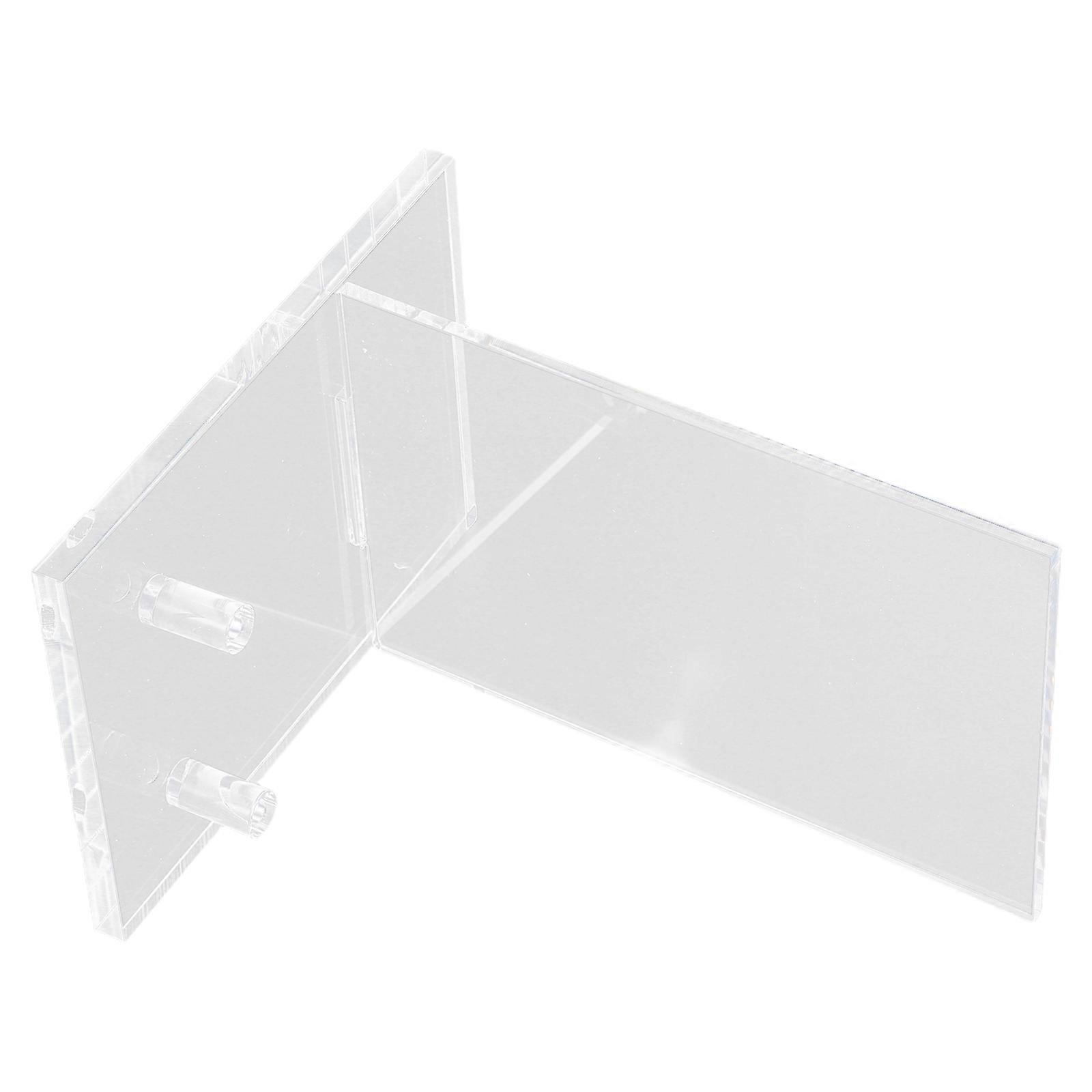 Acrylic Frame Stand Holder For Displaying Plates And Menus At School Museum Gallery Size 16.80X14.50X10.00CM Minimalist Style 1Pack