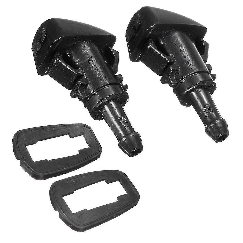 Car Front Windshield Washer Nozzles with Gaskets Durable Auto Spray Jets for Clear Visibility, Easy Installation and Reliable Performance