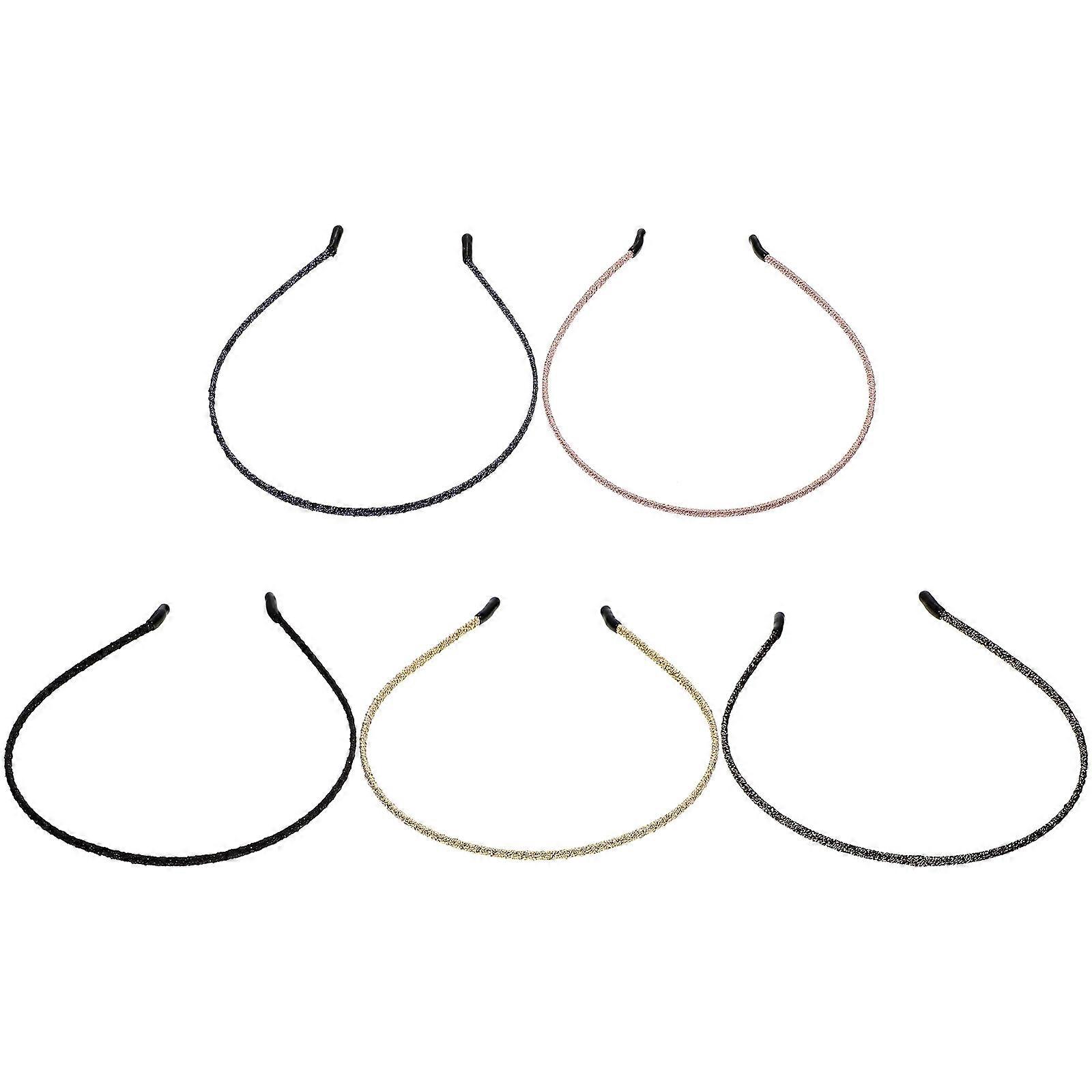 Thin Cloth Covered Headbands for Women Assorted Color Keeps Hair in Place Strong and Durable