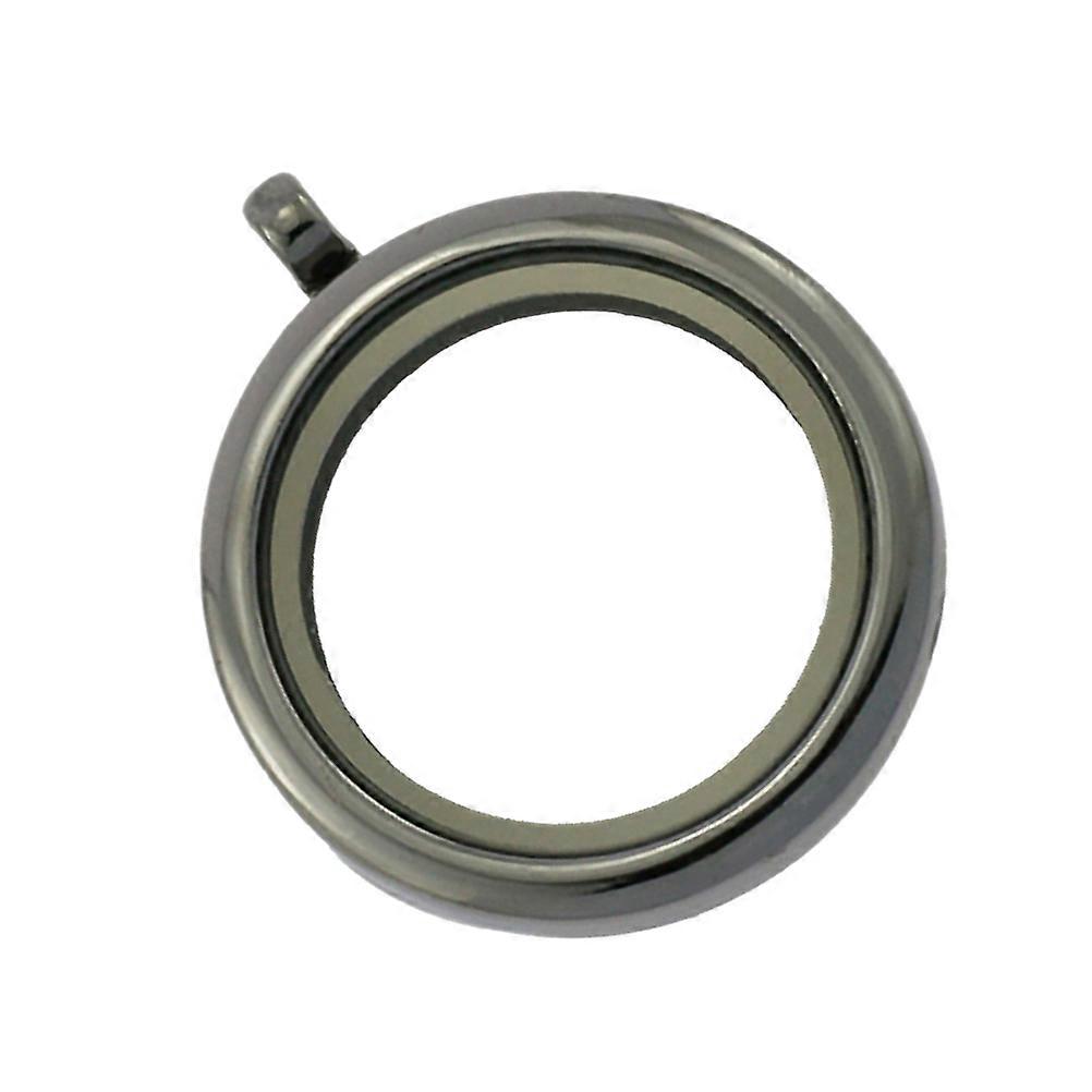 Here's a refined and professional product description based on the title you provided:

 

**2PCS DIY Necklace Parts – Alloy & Glass Round Pendant