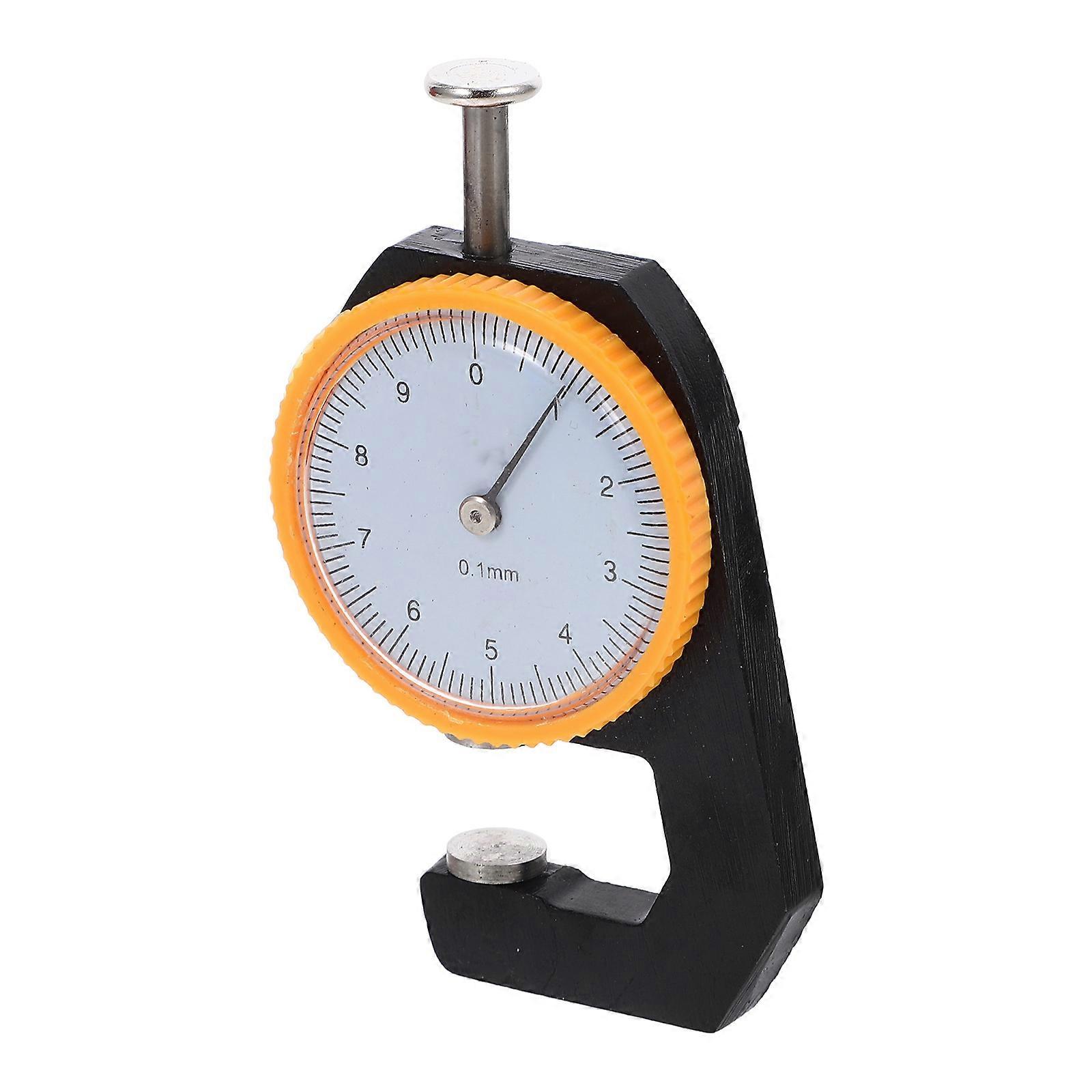 Coating Thickness Meter Flat Head Thickness Tester Dial For Precision Measurement Of 7.1X3.8CM 1 Set