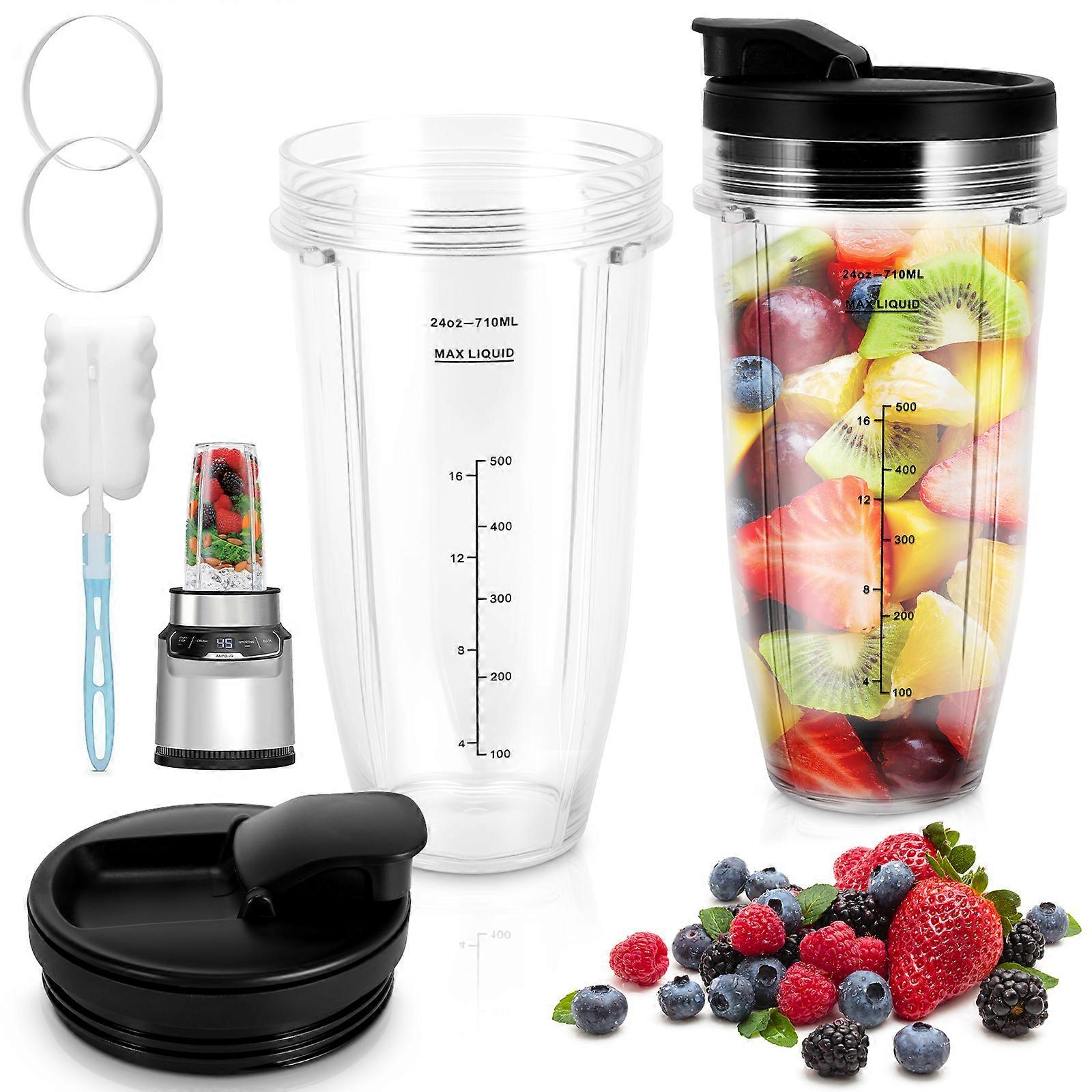 2pcs Replacement Juice Cups (24oz) for Ninja