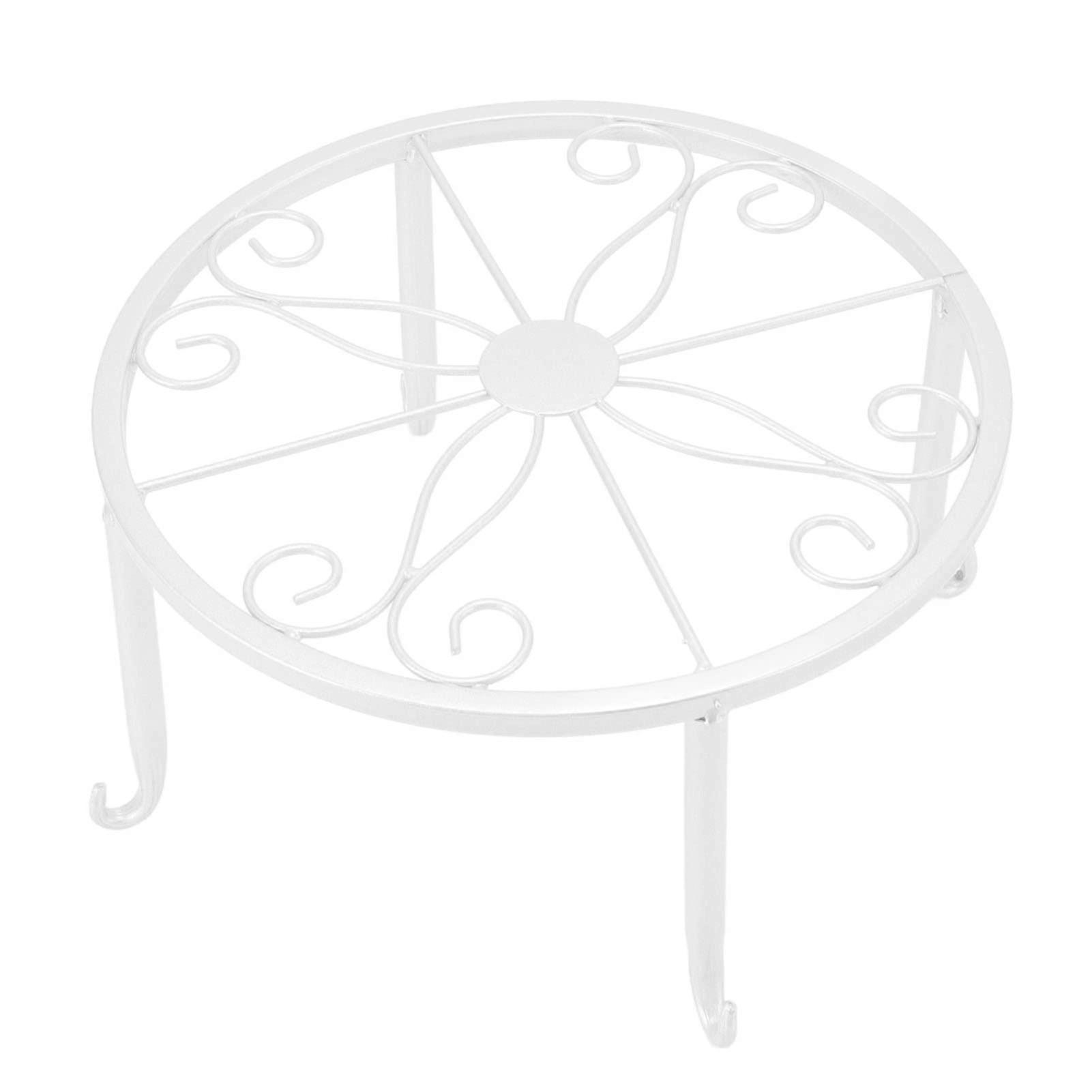 Elegant Iron Flower Stand for Indoor and Outdoor Use, Available in Large and Small Sizes (Iron 4)