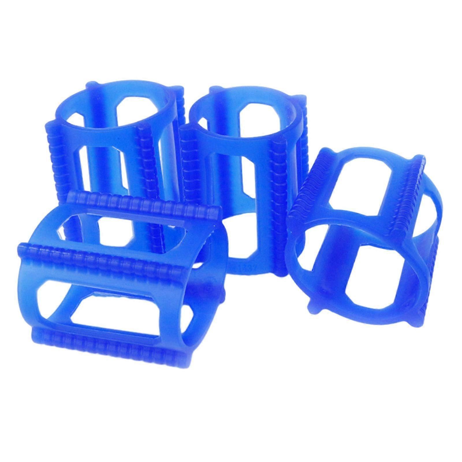 4 قطع سيليكون المتزلجين المدربين ممارسة والهبوط عملية لوح التزلج خدعة مدرب لوح التزلج غطاء عجلة دائم أحمر