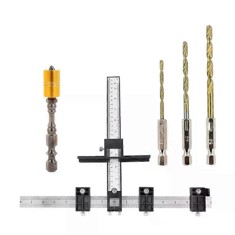 Woodworking Tools Cabinet Hardware Tool Door Drill Template & Drawer Handle Knob Pull Installation Tools