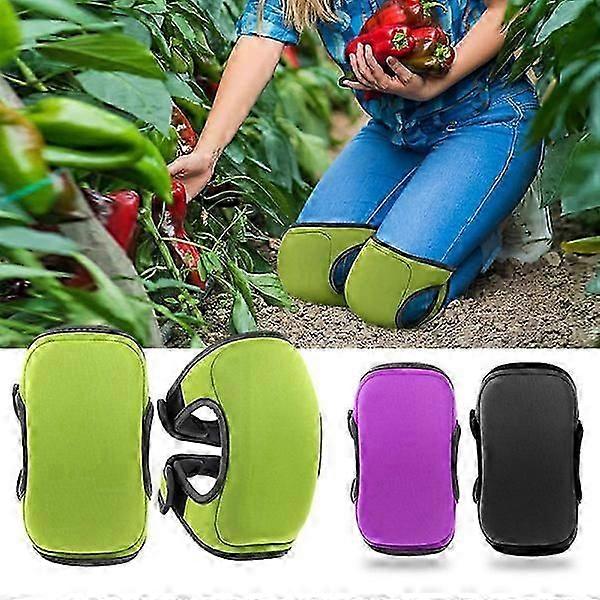 Knee pads for gardening Soft knee pads in black memory foam