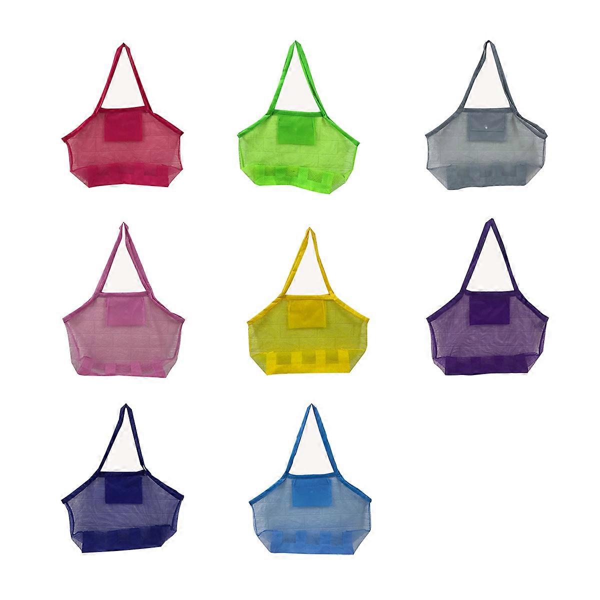 Here's a polished and professional product description based on the details you provided:

 

**1pc Capacity Mesh Beach Tote Bag – Portable Outdoor