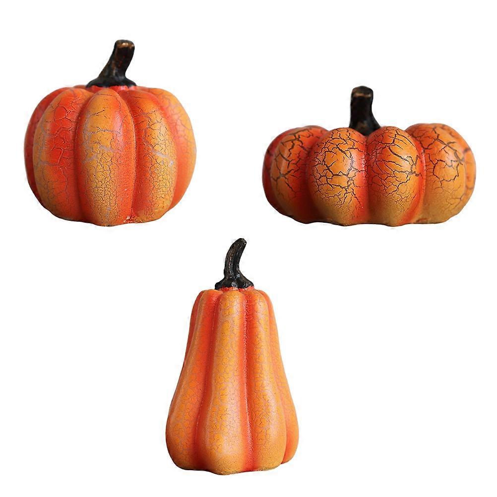 Simulation Pumpkin Ornaments Set LED Lamp Designed For Halloween Decorations Providing Compact Night Lighting 1 Set