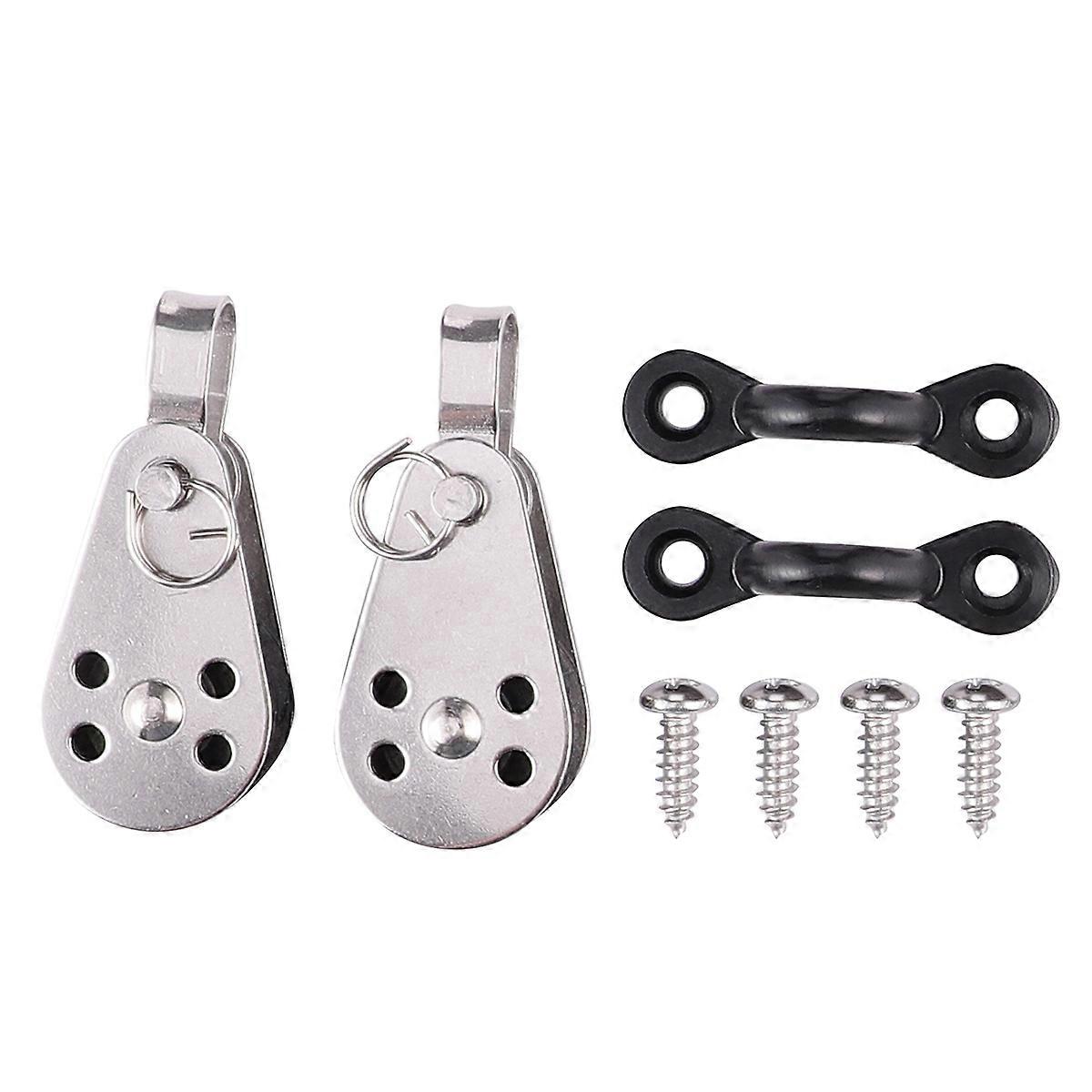 Kayak Deck Buckle Stainless Steel Durable Replacement for Boat Rope Storage Assorted Colors 1 Set