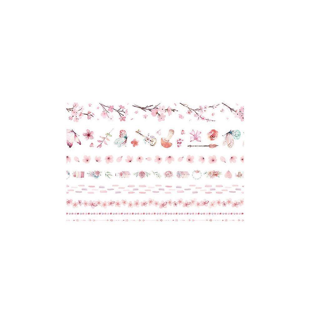 Multi Color Masking Tapes 8Pcs For DIY Projects Gift Wrapping Creative Supplies With Unique Patterns For Artists