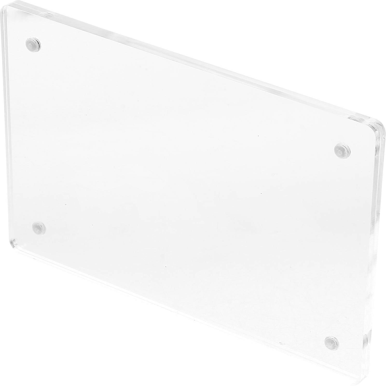 Acrylic Sign Display Stand Holder for Retail Price Labels Menus Brochures Lightweight Elegant Design Magnetic Attachment Easy Display Events