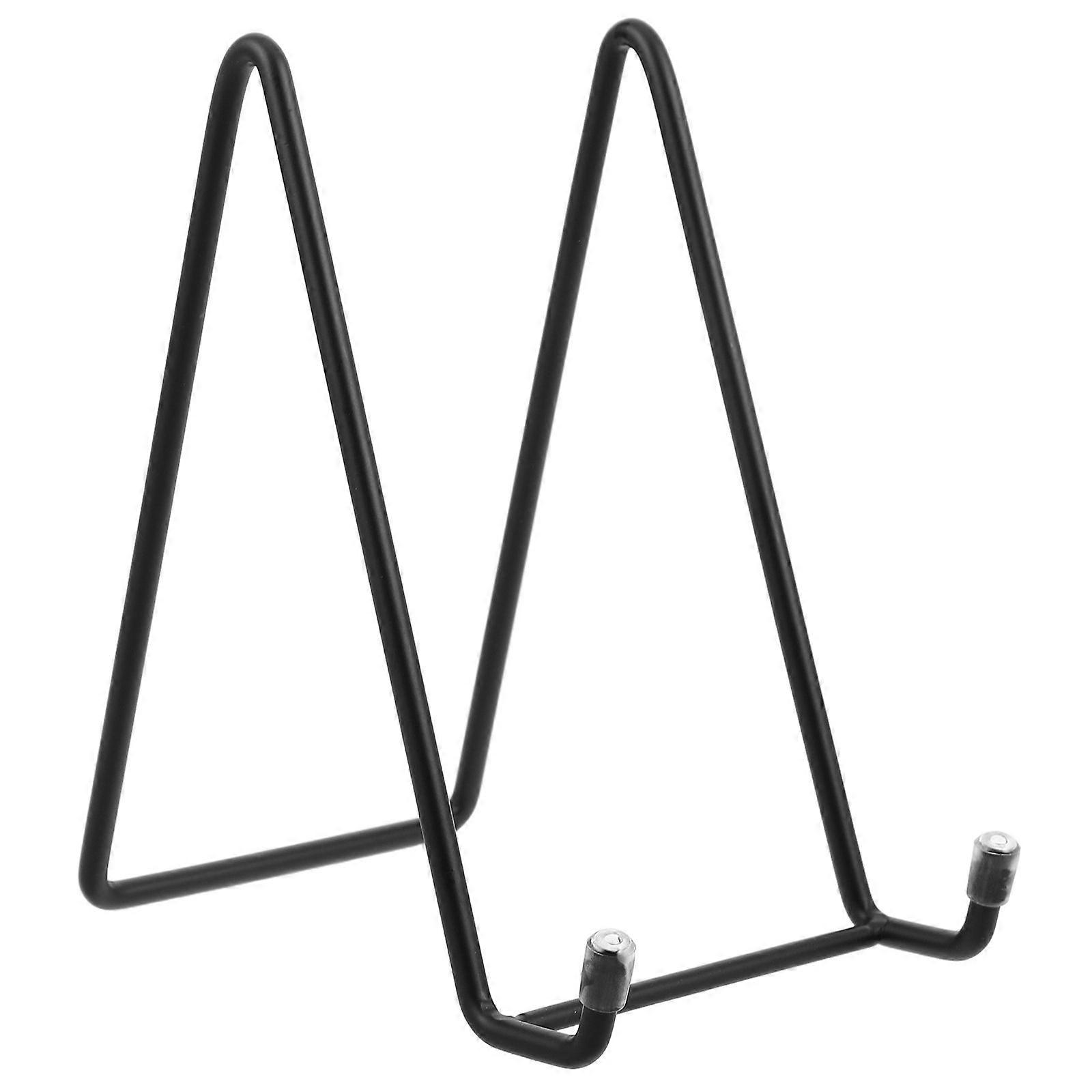 Metal Plate Holder Display Stand Easel Stand Display Holder For Picture Decorative Plate Photo Easel Artistic Work Support (S)