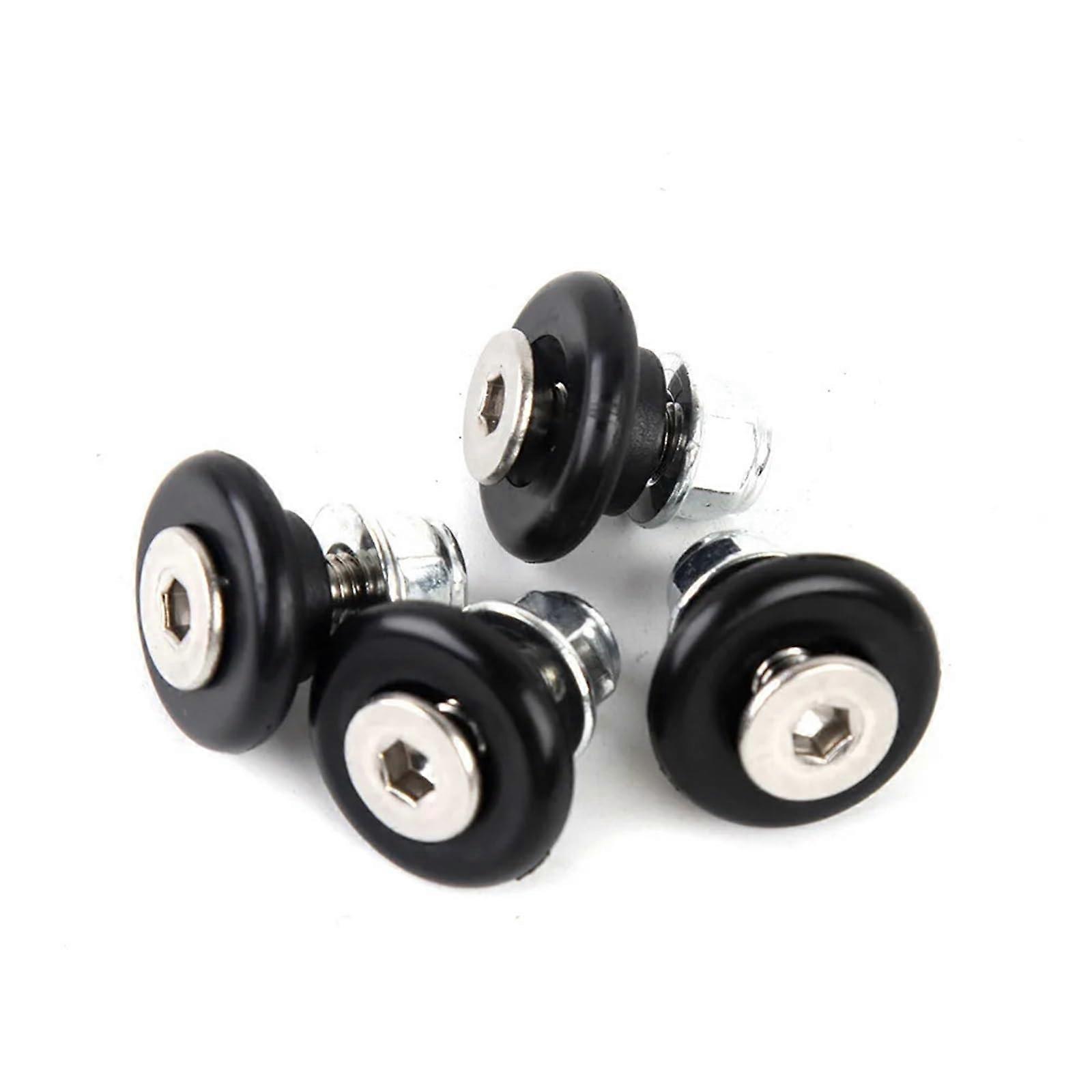 Universal Motorcycle Rear Luggage Rack, 4-Piece Set, Compatible with Toolboxes, Tail Covers, Helmet Cases, Includes Mounting Base and Spacers