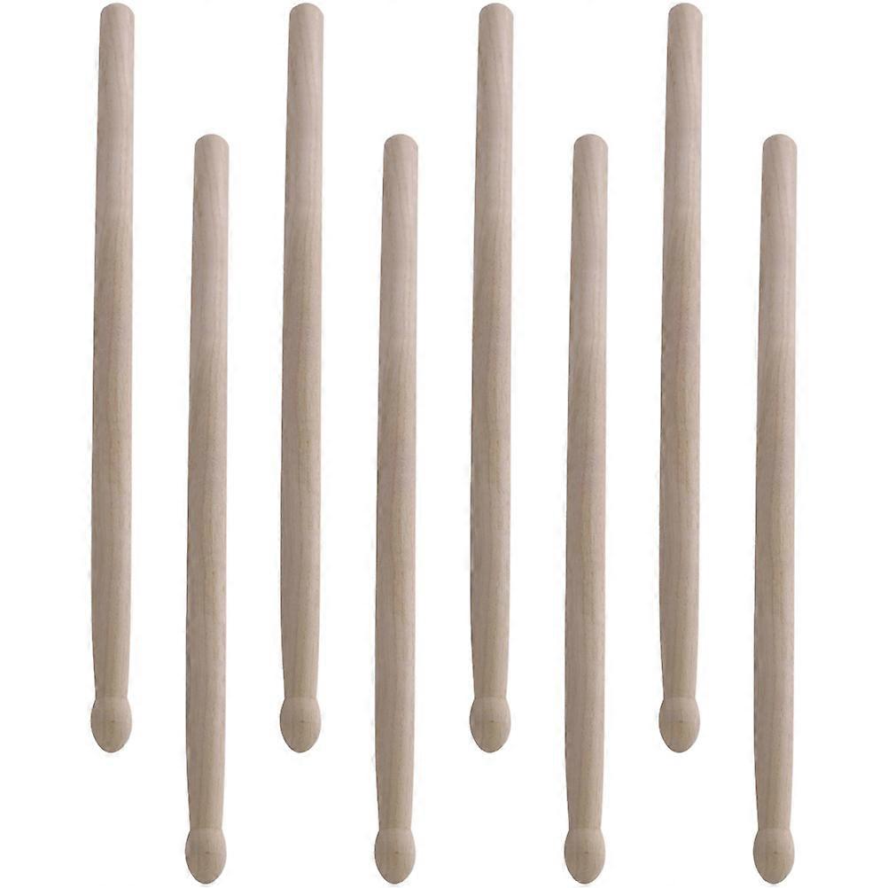 Wooden Drumsticks for Waist Drum Light Brown Smooth Surface Perfect for Beginners and Professionals