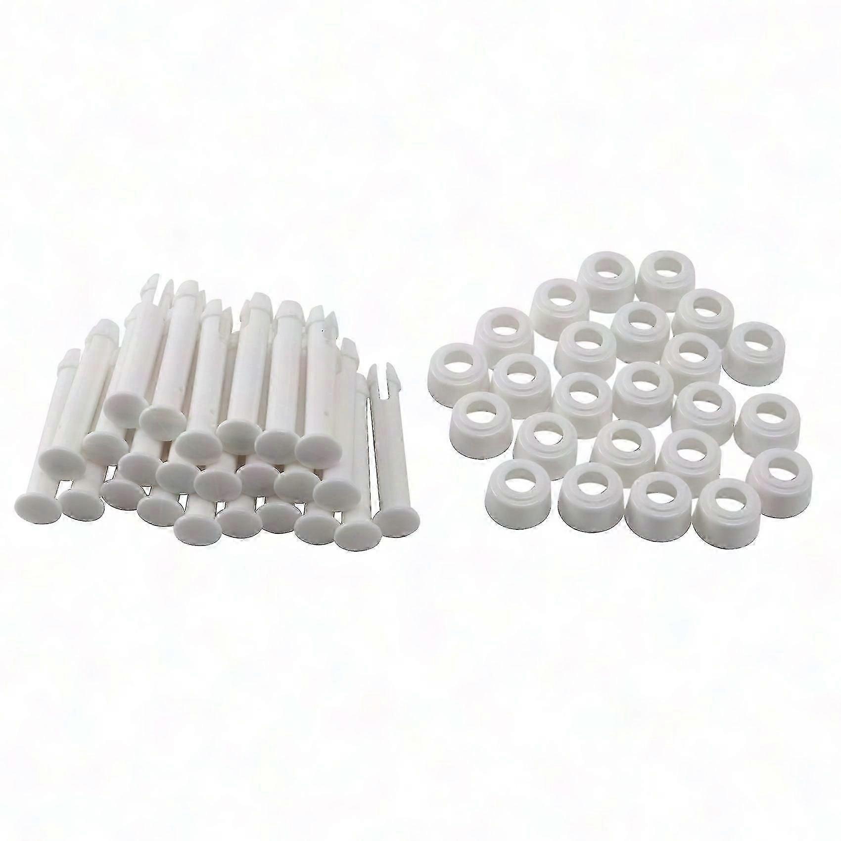 24Pcs ABS Pool Joint Pins, 6cm/2.36in Cap Set Seals for Swimming Pool 28270-28273