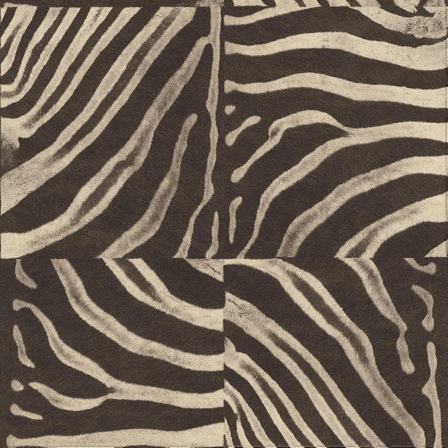 Rasch Brown Zebra Motif Animal Print Fond d’écran