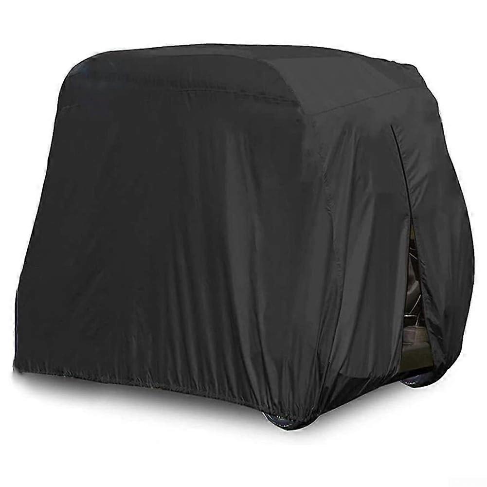Rain And Snow Protection Cover For EZGO Golf Cart 210D Polyester Secure Fastening 275x122x168 Cm Keeps Cart Dry EZGO Compatible