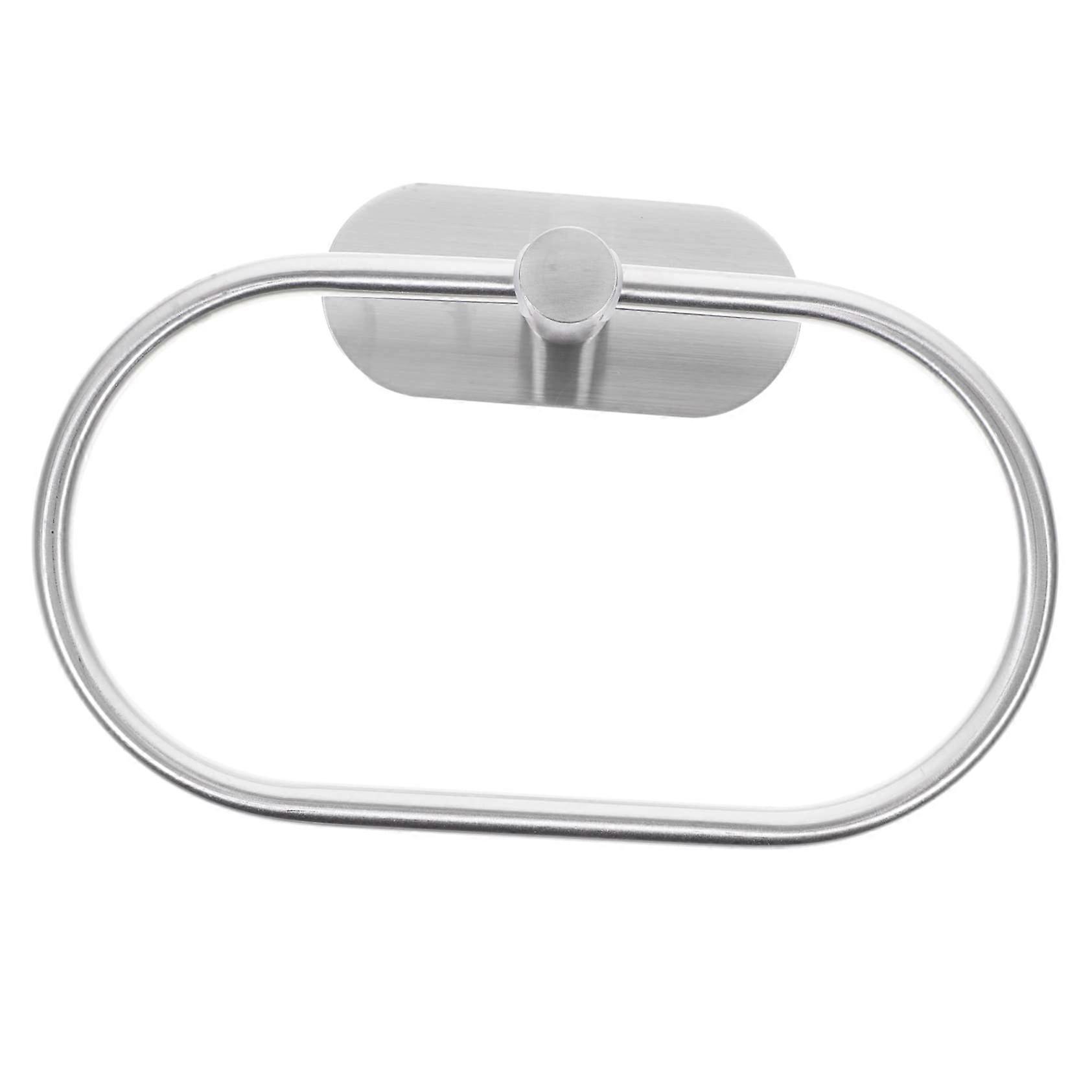 Self-Adhesive Towel Ring for Bathroom, Flexible Rust-Free Towel Holder, Modern Design for Hand Towels, Easy Installation