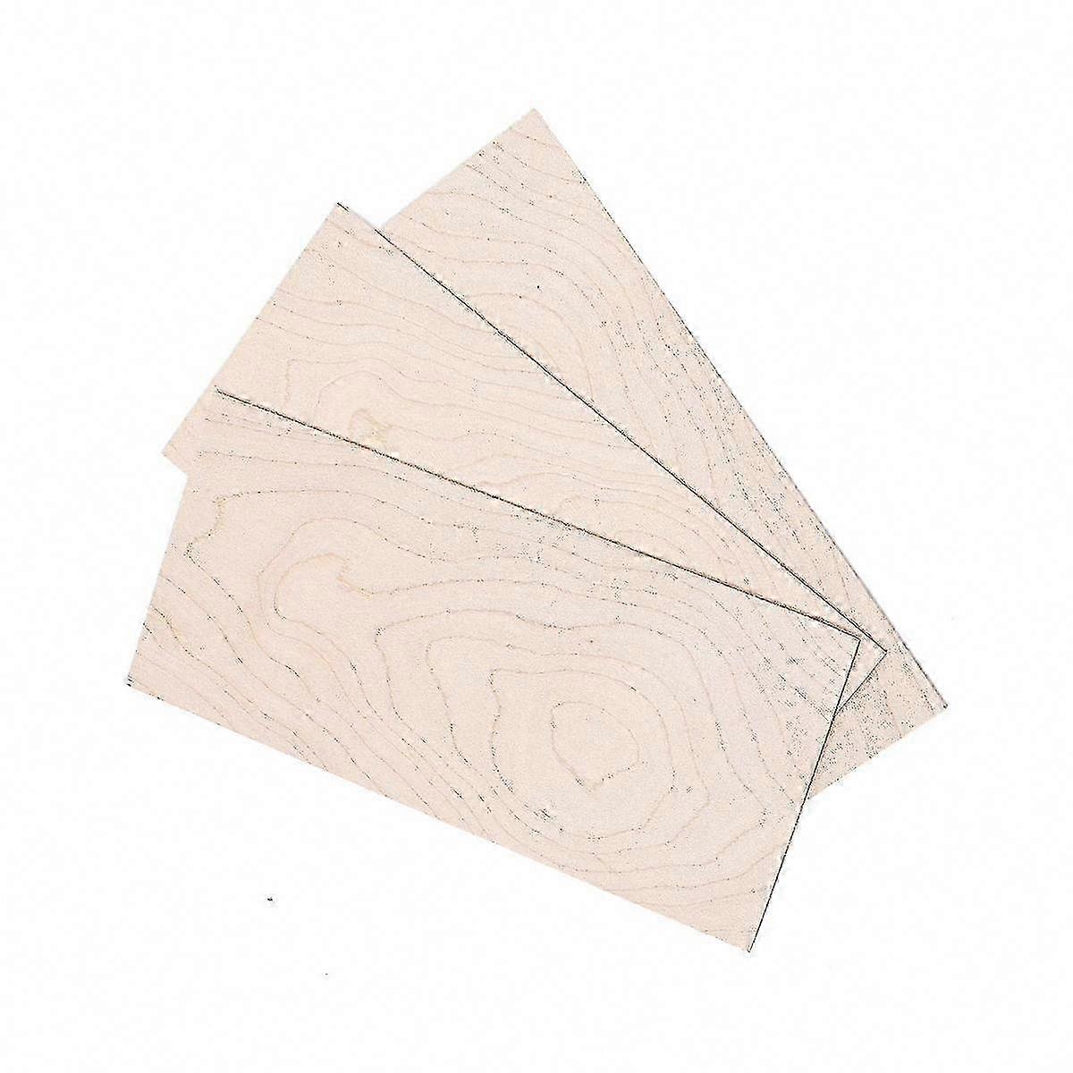 Lönnträ Gitarr Pannplatta Faner - 3 st Akustisk Klassisk DIY Tonewood