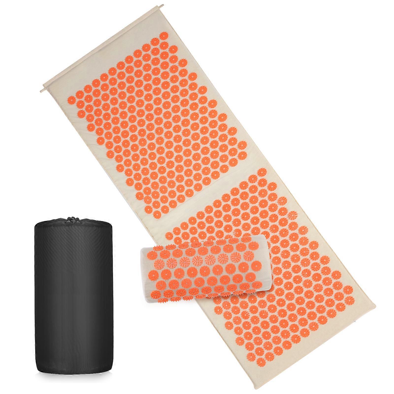 Acupressure Mat and Pillow Set
