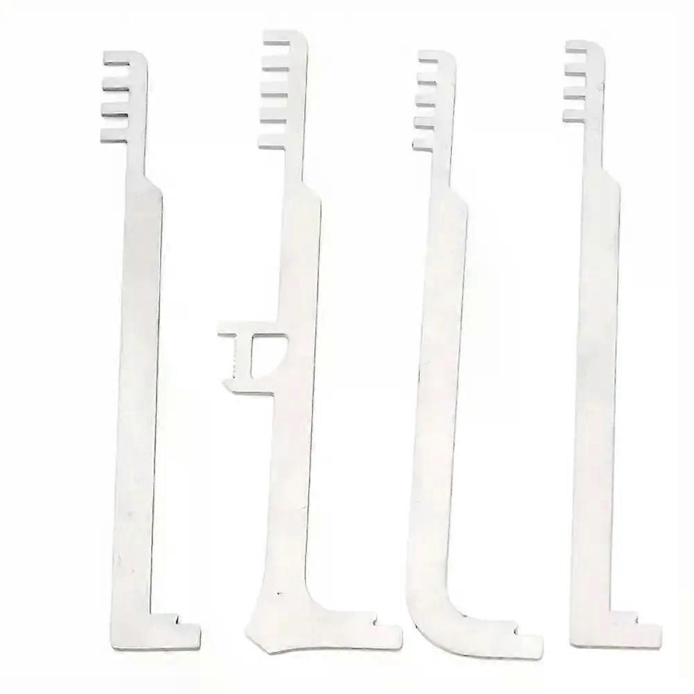 Compact Lock Picking Set Rust-resistant Comb Picks Automotive Pick Hook Versatile Professional Mini Hooks Remover Kit